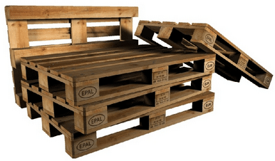 Palletspoed - Gebruikte pallets